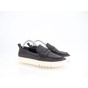 Vionic Chantel Penny Loafer Womens Size 9.5 Black Leather Slip On Flat Shoes